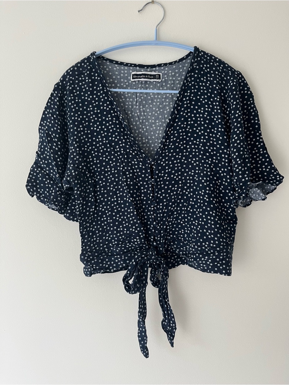 Abercrombie Tie Front Blouse